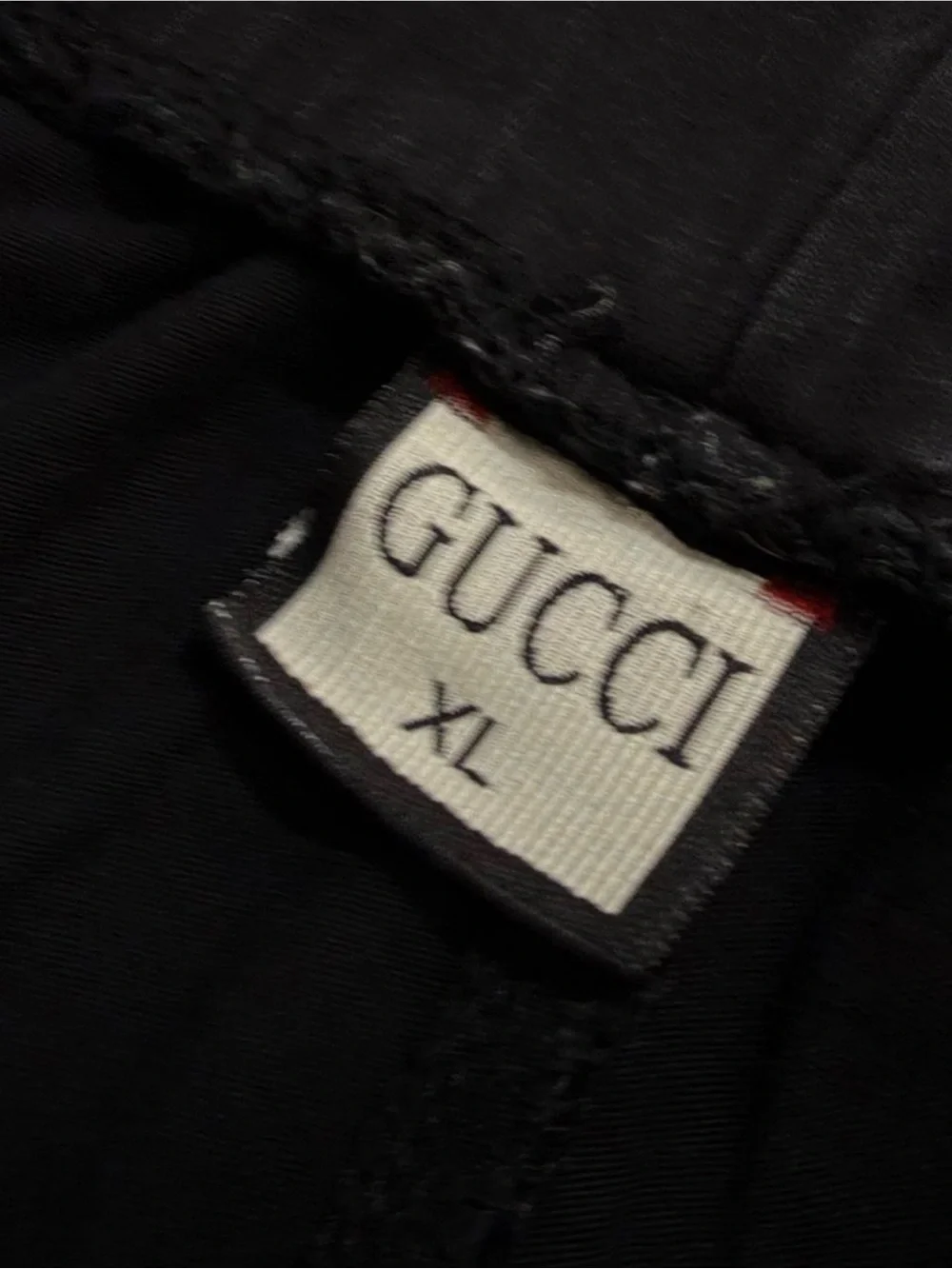 Mens Black Logo Track Pants